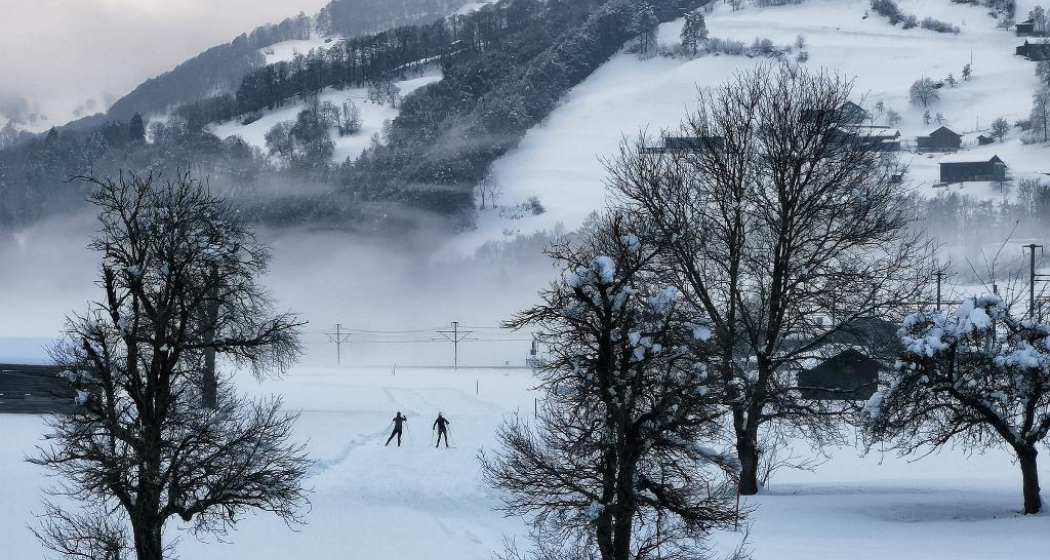 Langlaufloipe zwischen Schiers und Grüsch Langlaufloipe zwischen Schiers und Grüsch