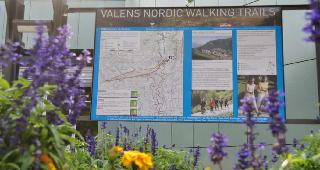 Infopoint bei der Klinik Valens Infopoint bei der Klinik Valens
