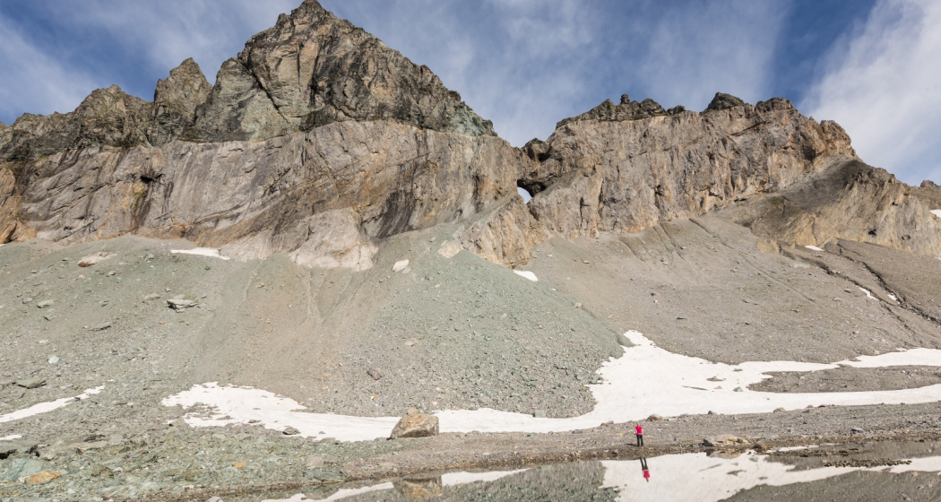 Sicht auf das Martinsloch von Bündner Seite