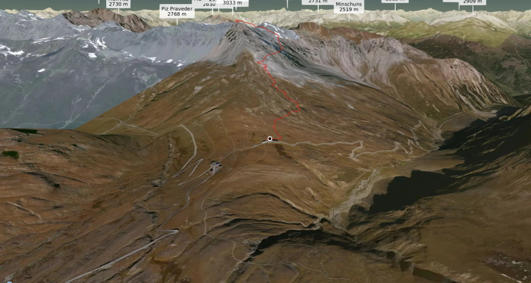 Bergtour in Graubünden: Umbrailpass - Piz Umbrail - Lai da Rims - Praveder - Prà da Vau Bergtour in Graubünden: Umbrailpass - Piz Umbrail - Lai da Rims - Praveder - Prà da Vau