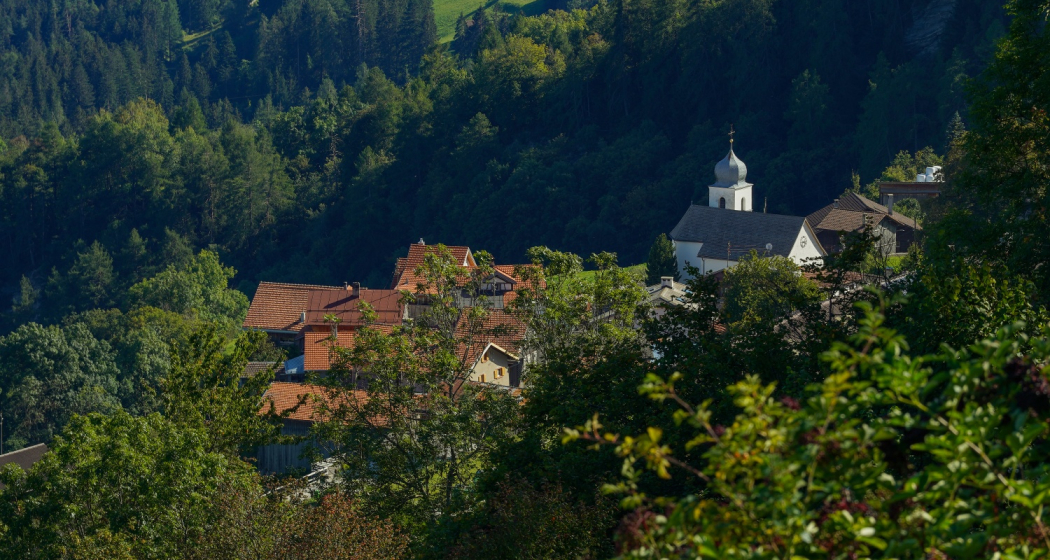 Aussicht auf Präz Aussicht auf Präz