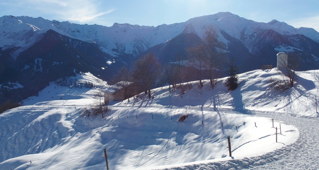 Winterwanderweg Giatreis Winterwanderweg Giatreis