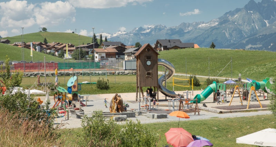 Spielplatz Rufalipark, Obersaxen Spielplatz Rufalipark, Obersaxen
