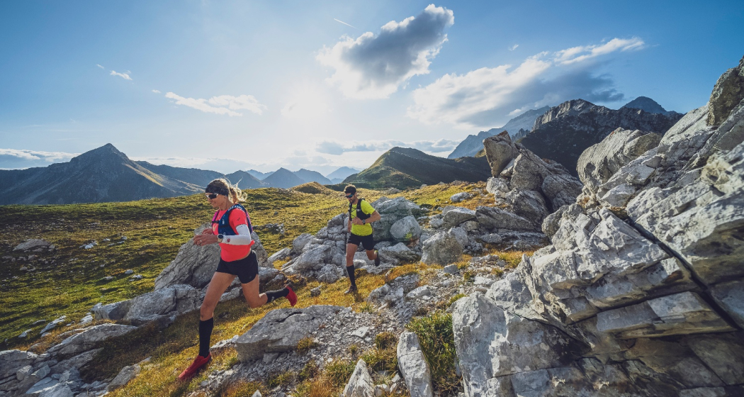 Trailrunner beim Caveljoch Trailrunner beim Caveljoch