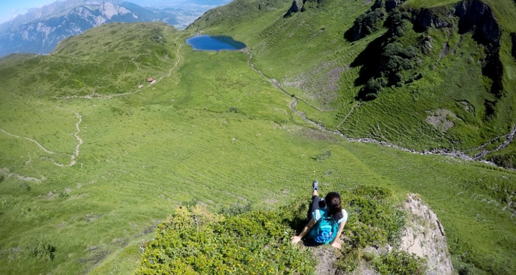 Blick auf das Vilterser Seeli Blick auf das Vilterser Seeli