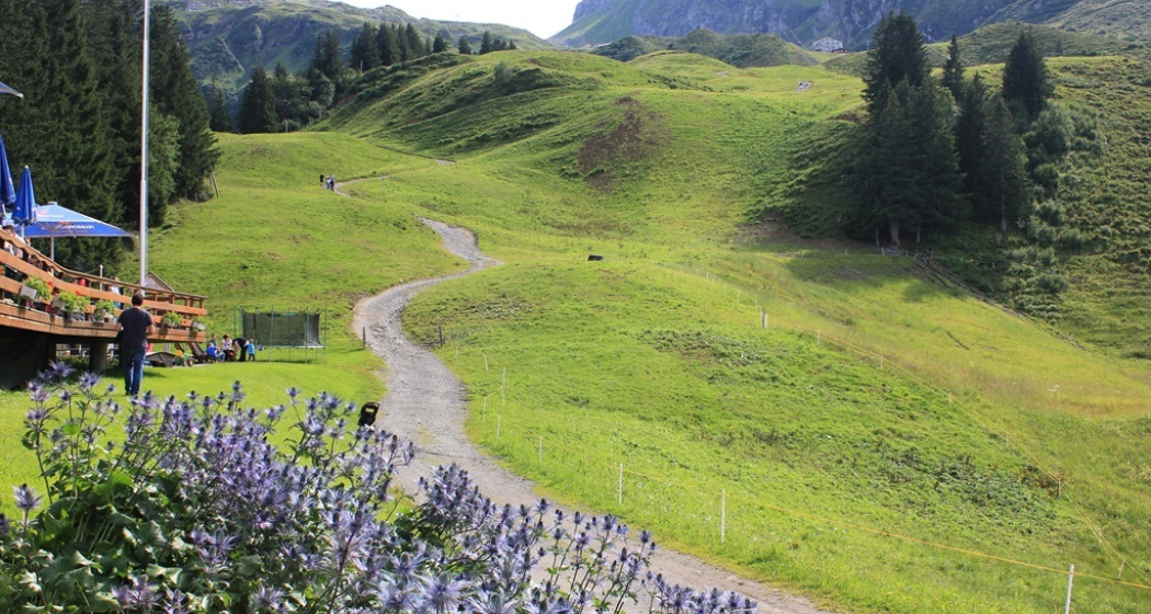 Blick von der Furt bergwärts Blick von der Furt bergwärts