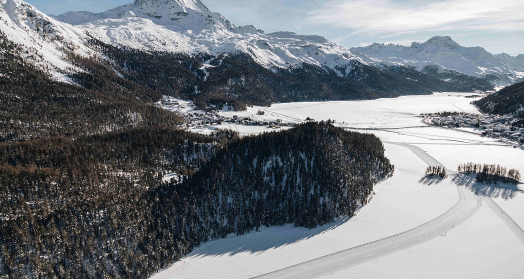 Champfèrersee und Silvaplanersee Champfèrersee und Silvaplanersee