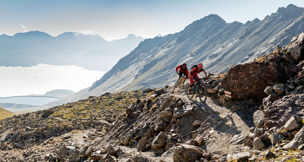 Bike-Trail im Val Schlattain Bike-Trail im Val Schlattain