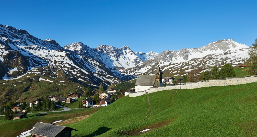 Innerarosa und Bergkirchli Innerarosa und Bergkirchli