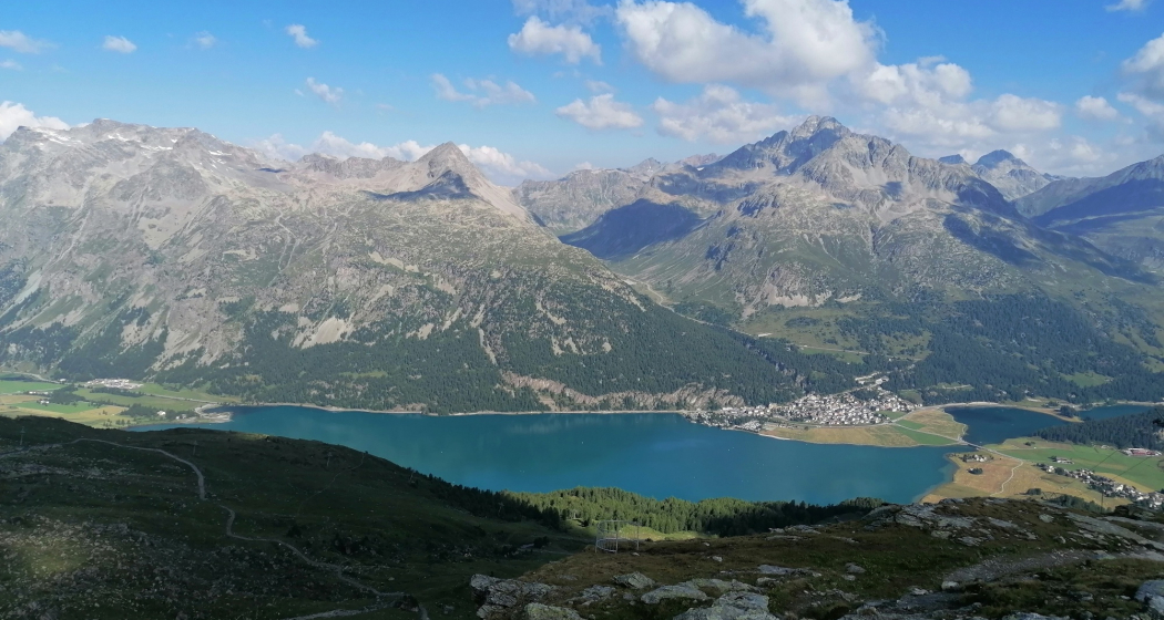 Aussicht auf den Silvaplanersee Aussicht auf den Silvaplanersee