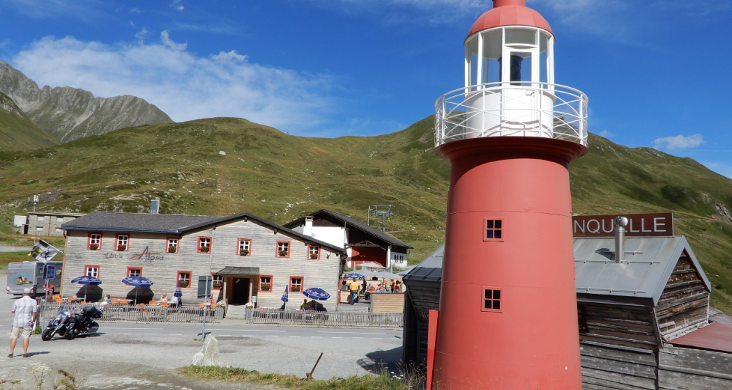 Ustria mit Leuchtturm Ustria mit Leuchtturm