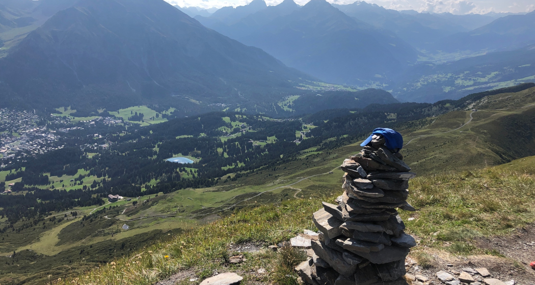 Oben auf dem Piz Danis Oben auf dem Piz Danis