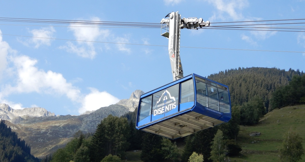 Luftseilbahn in Disentis Luftseilbahn in Disentis