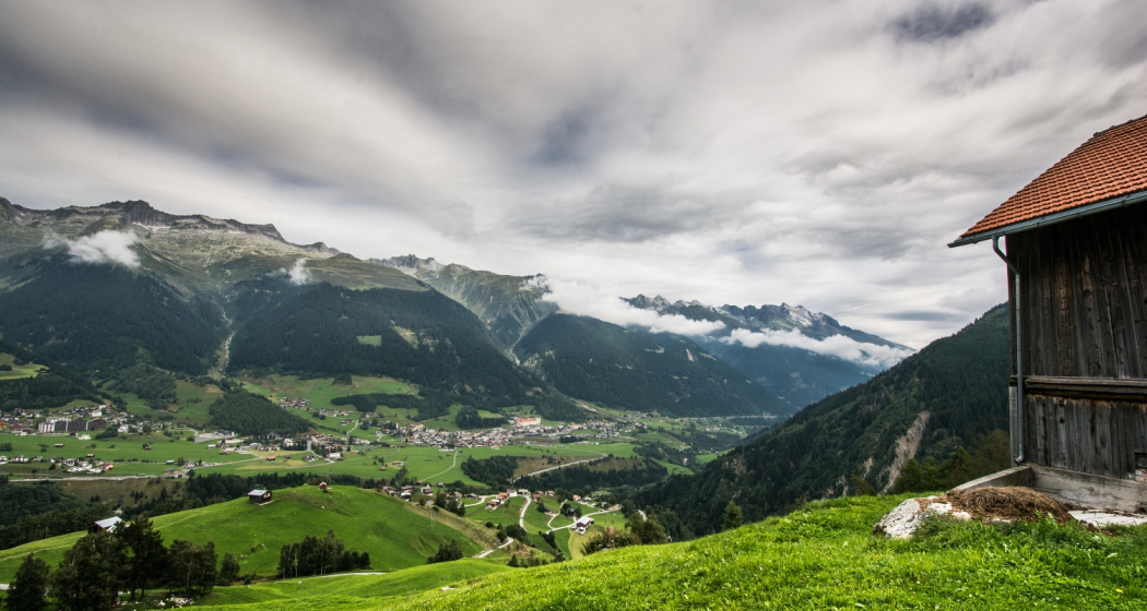 Talblick oberhalb von Mompe Medel Talblick oberhalb von Mompe Medel
