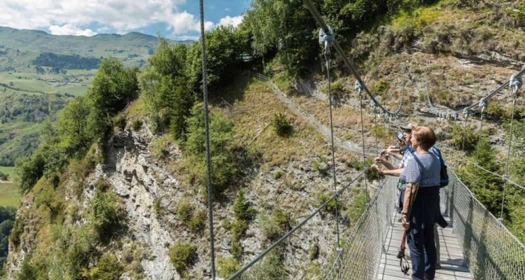Hängebrücke Val da Tersnaus Hängebrücke Val da Tersnaus