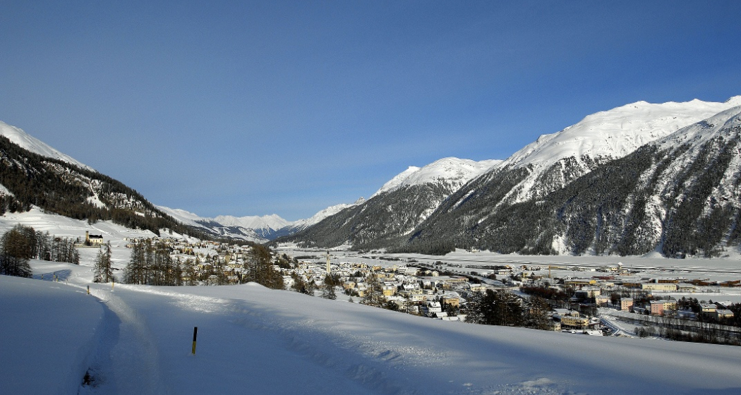 Aussicht auf Samedan Aussicht auf Samedan
