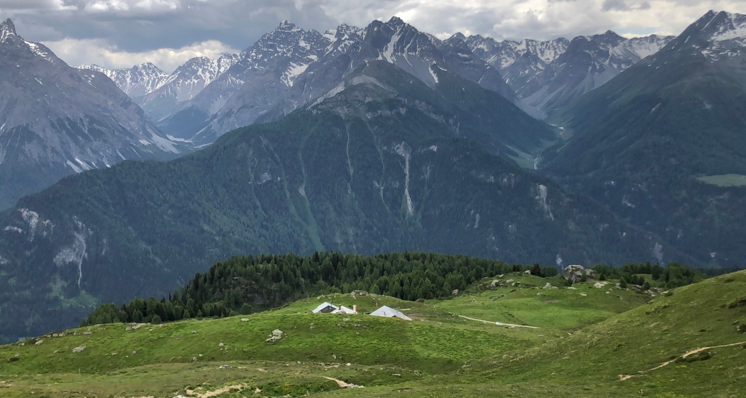 Aussicht von der Alp Clünas Aussicht von der Alp Clünas