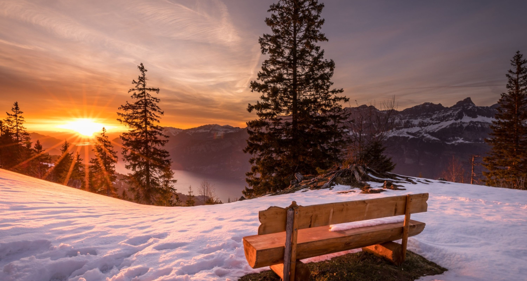 Sonnenbänkli Züribänkli Flumserberg Sonnenbänkli Züribänkli Flumserberg