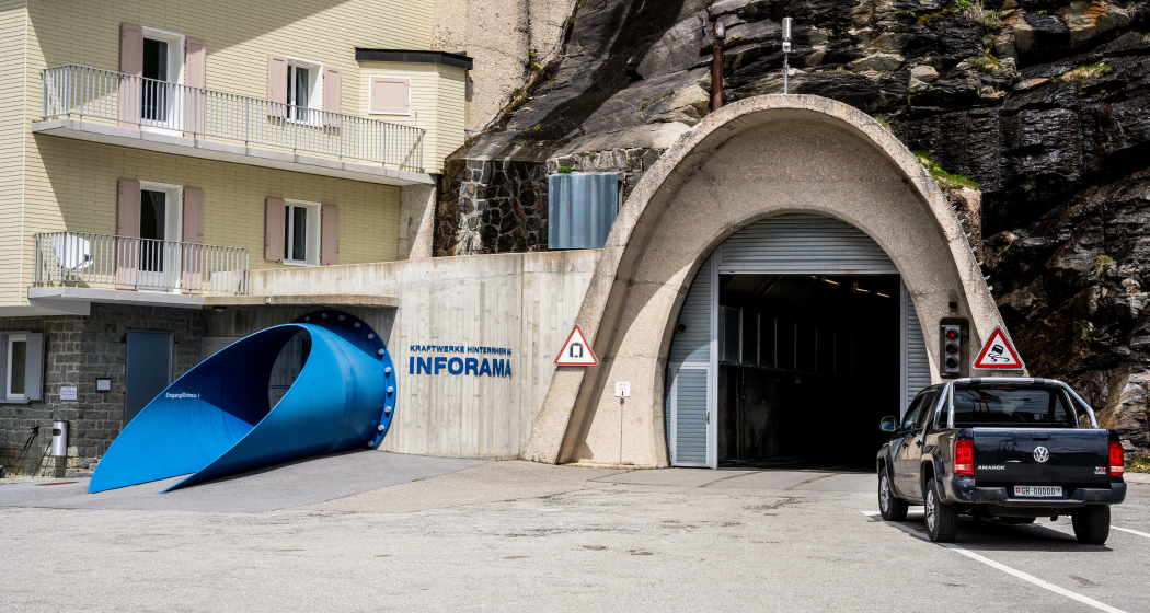 Inforama KHR und Tunnelportal Inforama KHR und Tunnelportal