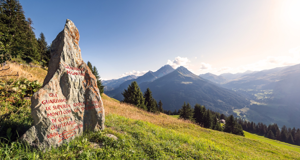 Gedenkstein Giovanni Segantini