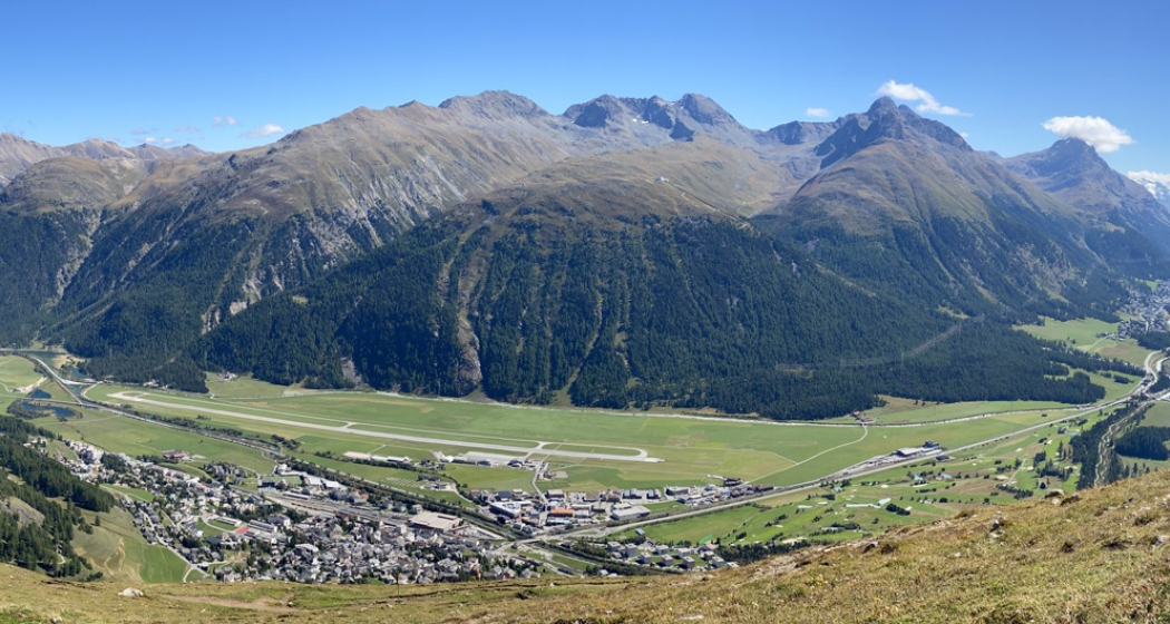 Aussicht aufs Engadin Aussicht aufs Engadin