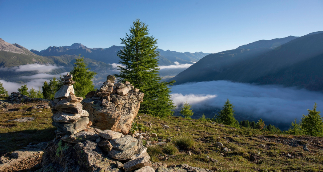 Aussicht von Muottas da Schlarigna Aussicht von Muottas da Schlarigna