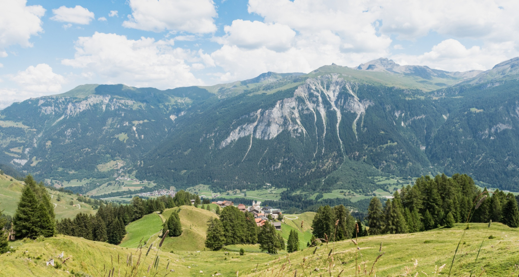 Wergenstein im Sommer Wergenstein im Sommer