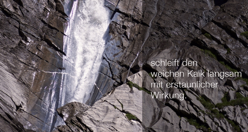 Hartes Wasser - weicher Stein?