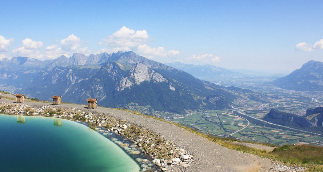 Aussicht vom Suntigweidsee Aussicht vom Suntigweidsee