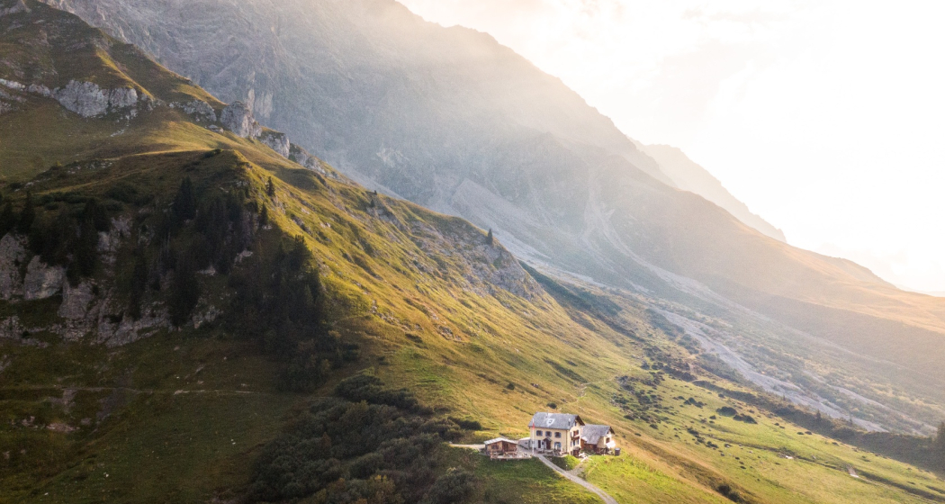 Schesaplanahütte oberhalb Seewis Schesaplanahütte oberhalb Seewis