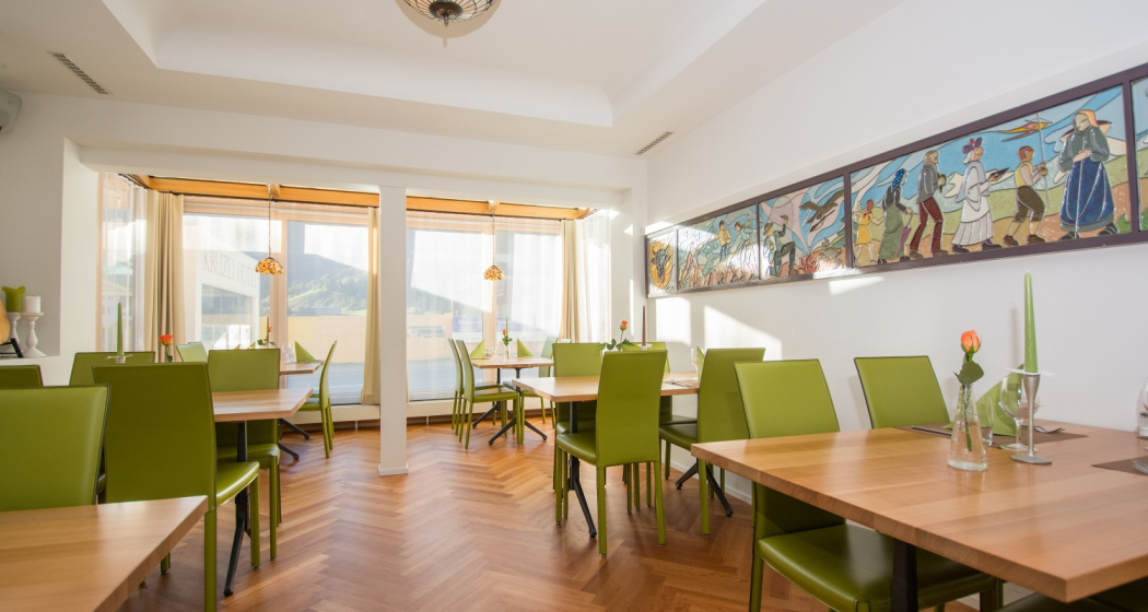 Saal für Abendessen oder Frühstück