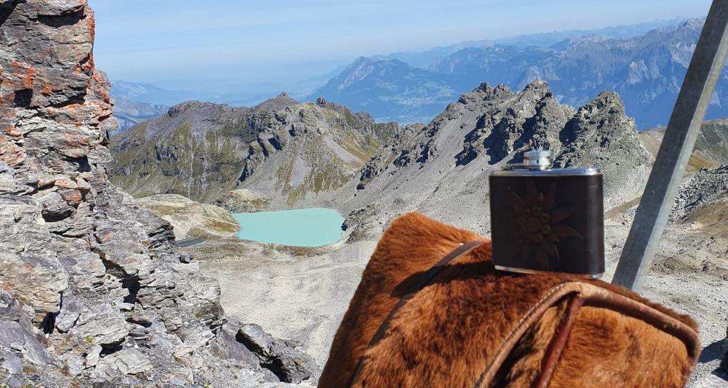 Aussicht vom Pizolgipfel auf den Wildsee Aussicht vom Pizolgipfel auf den Wildsee