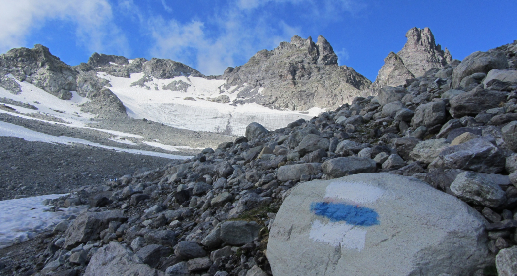 Route auf den Pizolgipfel Route auf den Pizolgipfel