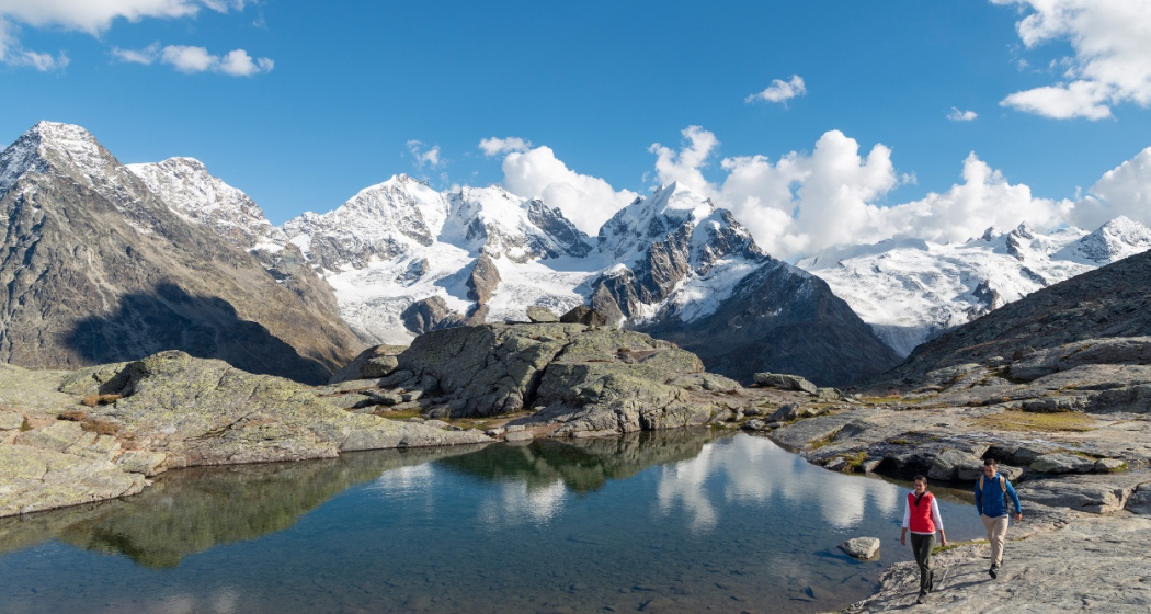 Aussicht von der Fuorcla Surlej Aussicht von der Fuorcla Surlej