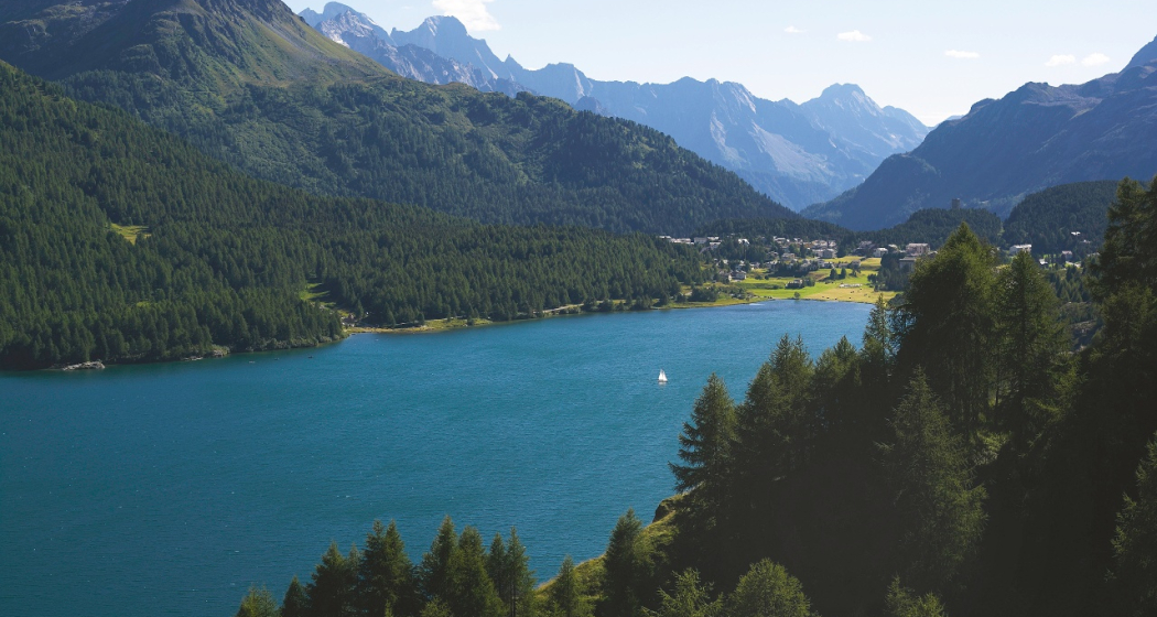 ENGADIN St. Moritz: Silsersee im Sommer ENGADIN St. Moritz: Silsersee im Sommer