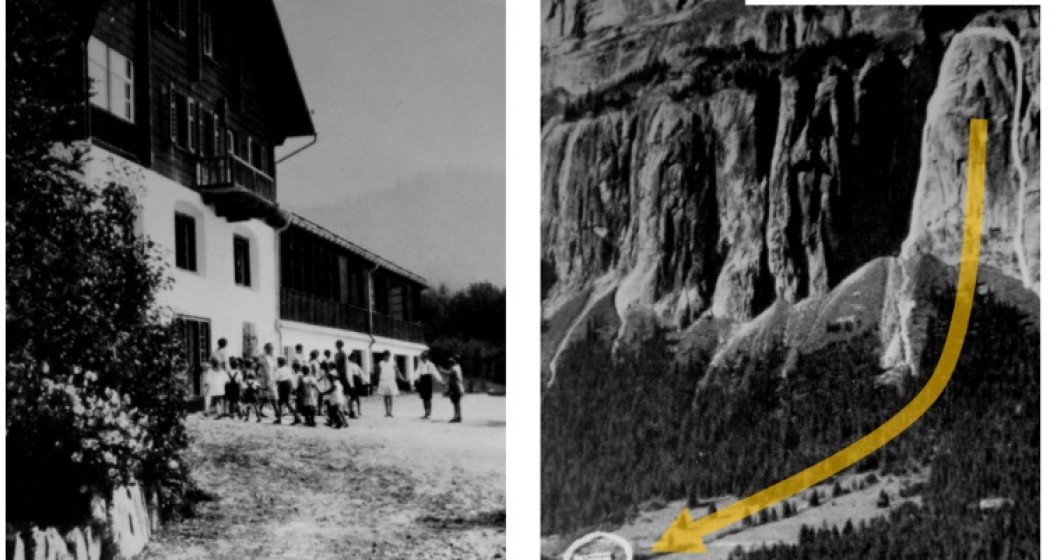 Der Felssturz von Fidaz (10. April 1939)