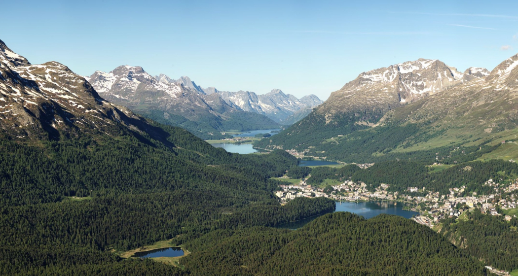 Engadiner Seen mit St. Moritz