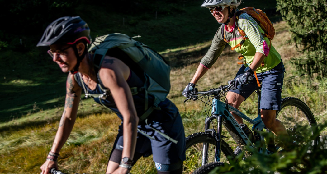 Kurz und schnell, der neue Trail nach Plaun da Plaids Kurz und schnell, der neue Trail nach Plaun da Plaids