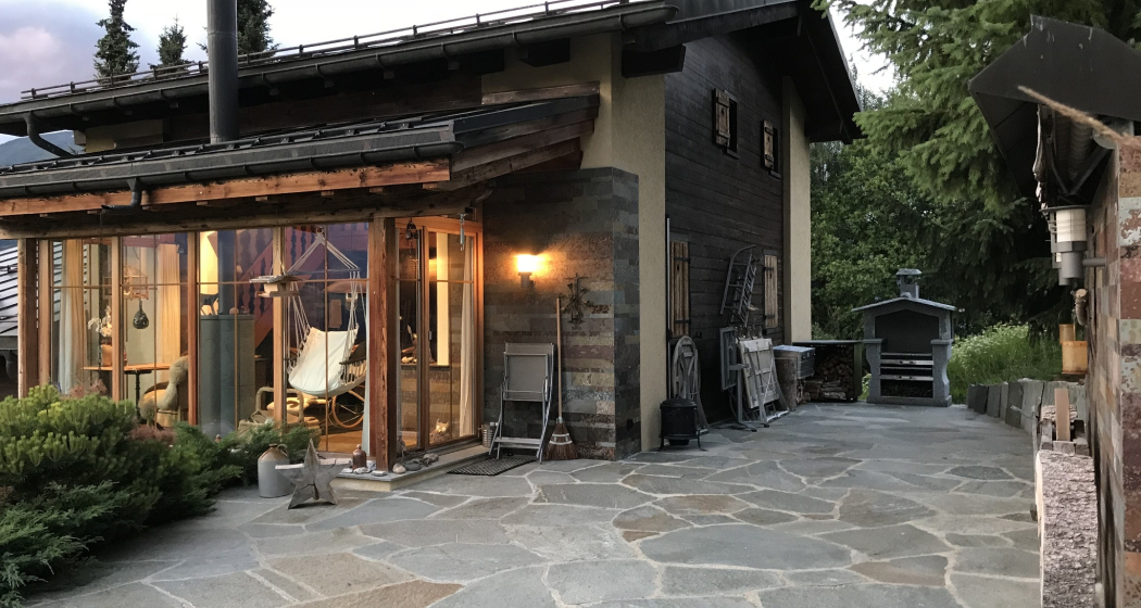 Ferienhaus Aurikel - Ansicht Sommer