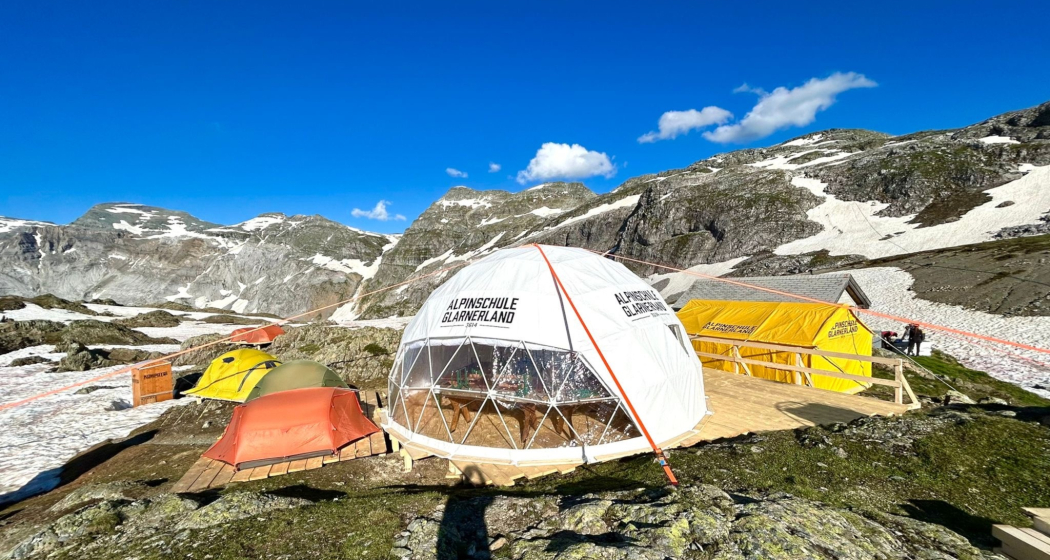 Basecamp auf dem Panixerpass. Basecamp auf dem Panixerpass.