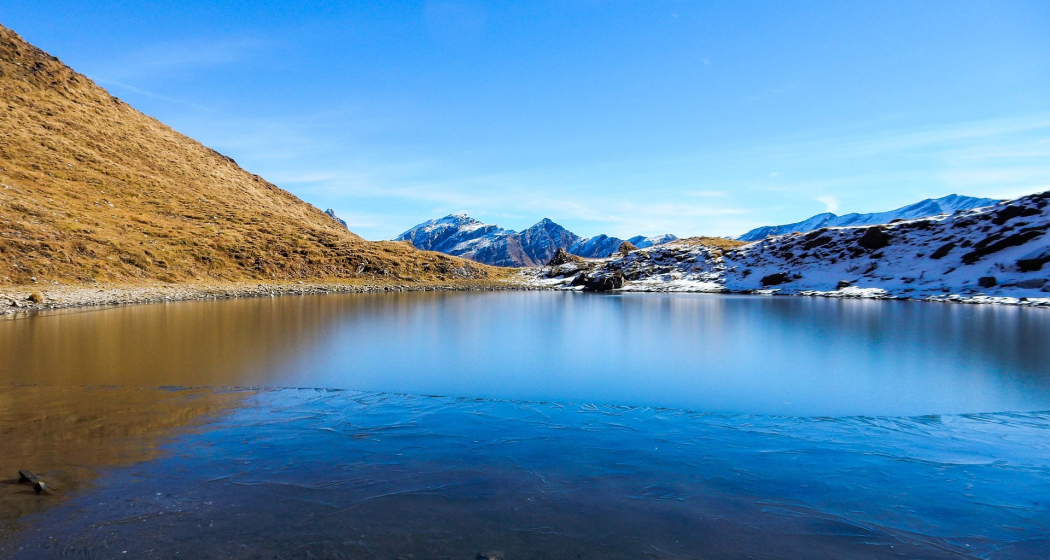 Der kleine Lag Grond ist das Tourenziel Der kleine Lag Grond ist das Tourenziel