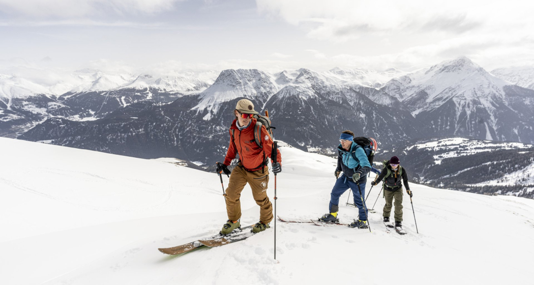 Tourengruppe am Muttler Tourengruppe am Muttler