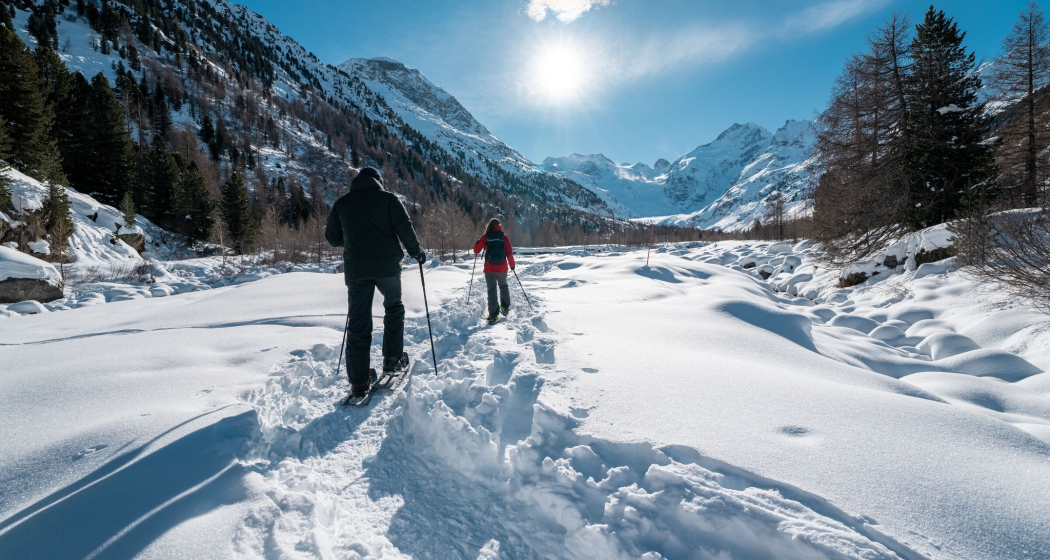 Schneeschuhtrail Morteratsch Schneeschuhtrail Morteratsch