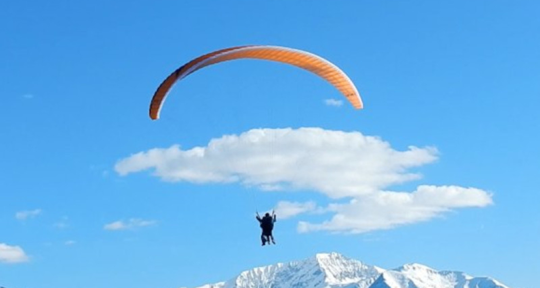 Gleitschirmfliegen mit Tandem