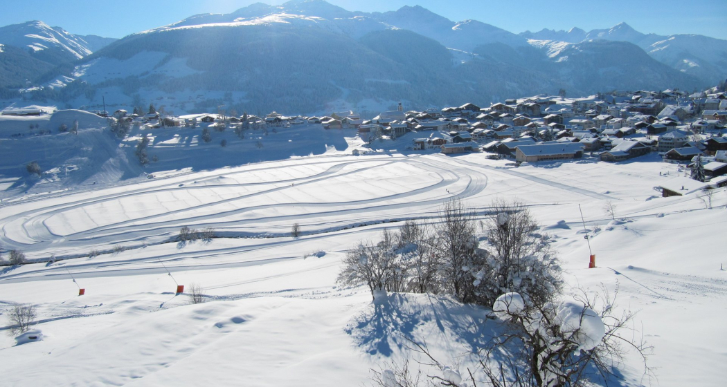 Die Übung- und Trailningsloipe von Brigels