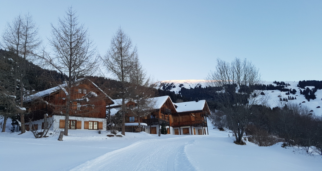 Ferienhaus Casa Seglias - Aussenansicht Winter