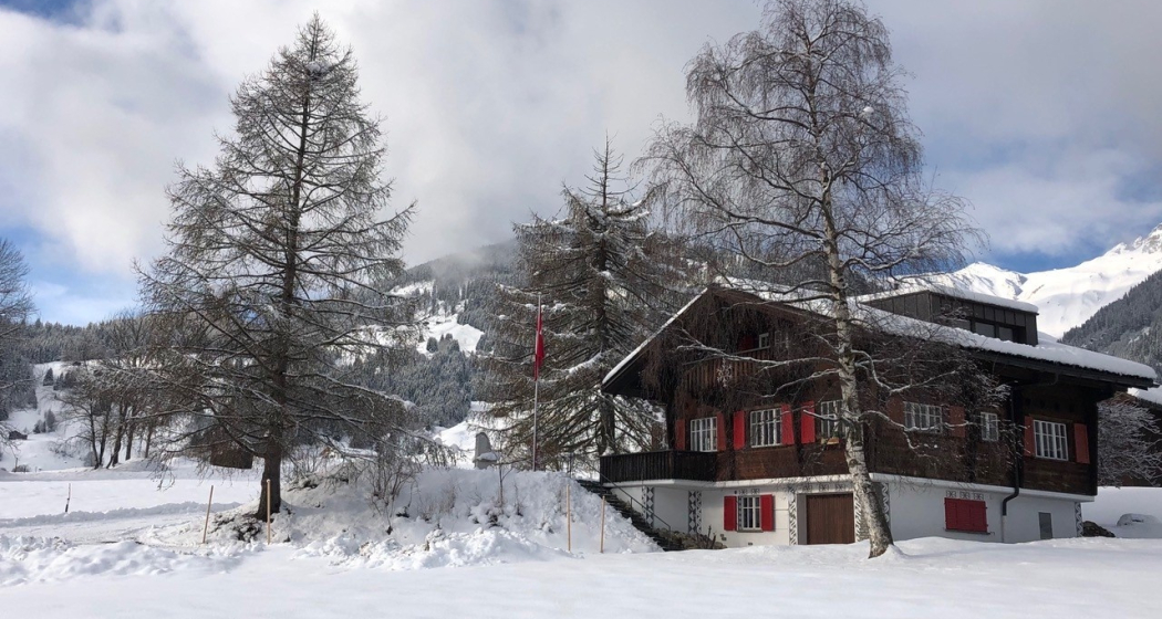 Haus im Winter