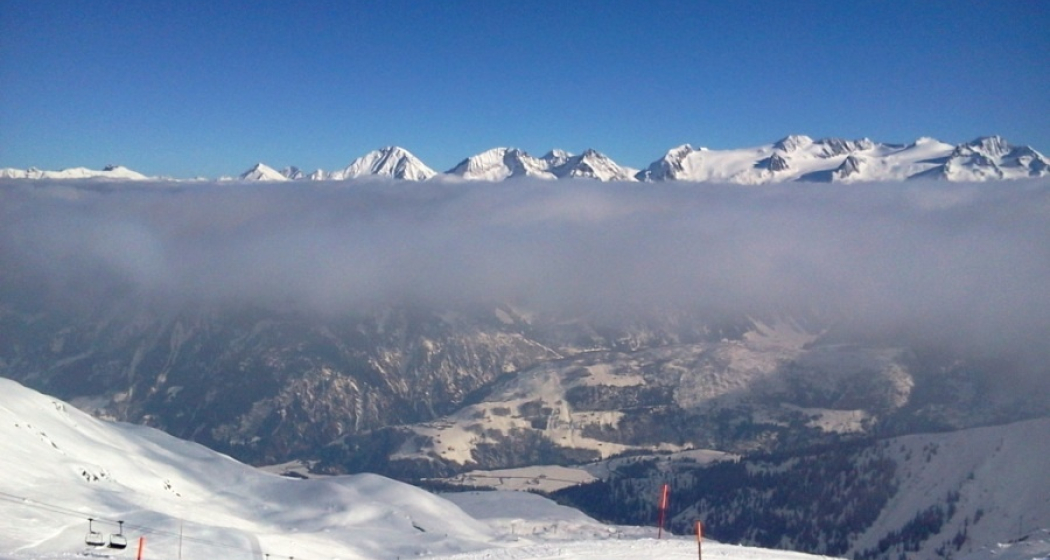Skigebiet Disentis (Blick von Lai Alv )