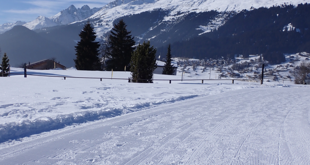 Genussvoll mit Blick zu den Brigelserhörnern