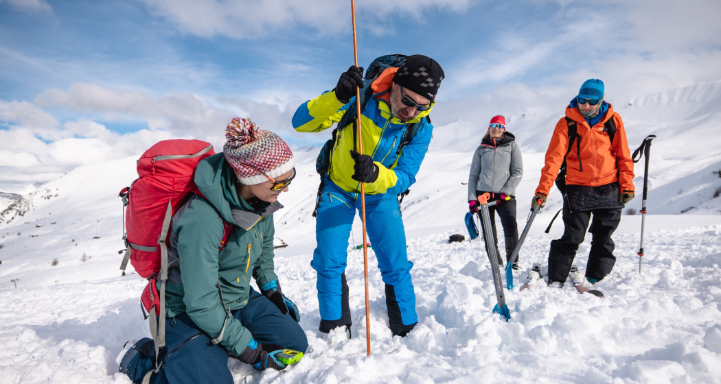 Lawinensuchfeld Fideriser Heuberge - Sondieren Lawinensuchfeld Fideriser Heuberge - Sondieren